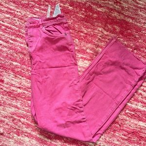 Zara Pink high rise jeans